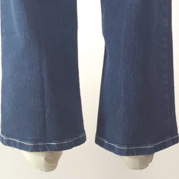 Highway Juniors Jeans Size 7 Dark Blue Straight - Picture 6 of 9